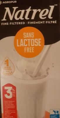 Lait sans lactose 3% Natrel , code 0064420355010