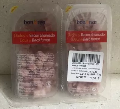 Bacon ahumado Bonarea , code 00659928107619001507