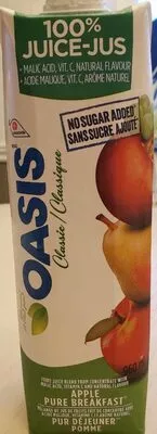 100% Jus Pur Déjeuner Pomme Oasis 960 mL, code 0067311045335