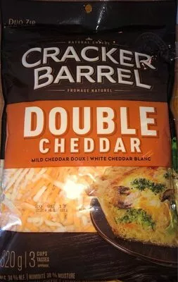 Fromage double cheddar CRACKER BARREL , code 0068100895223