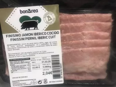 Finisimo jamon iberico cocido Bonarea , code 00681604102720002041