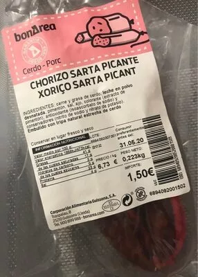 Chorizo Sarta Picante Bonarea , code 00689409200520001509