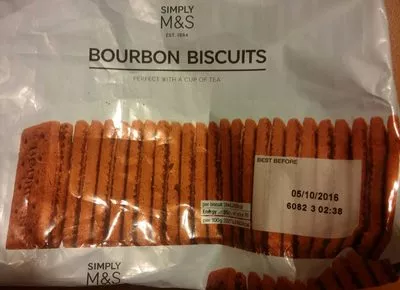 Bourbon Biscuits Marks & Spencer, Simply M&S 400 g e, code 00701662