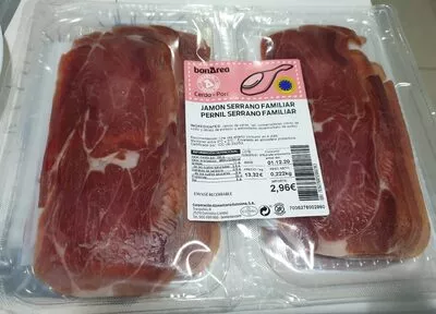 Jamón serrano familiar bonarea , code 00703627600120002963