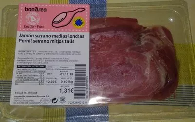 Jamón serrano Bonarea , code 00703724500119001316