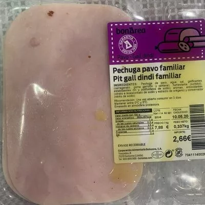 Pechuga pavo familiar Bonarea , code 00704111405220002667