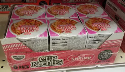 Cup noodles with shrimp Nissin 6 x 64g, code 0070662035023