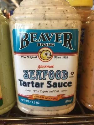 Gourmet Seafood Tartar Sauce Beaver Brand,  Beaver 11.5 oz, code 0071828002118