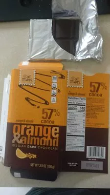 Orange and almond dark chocolate Harris teeter , code 0072036710345