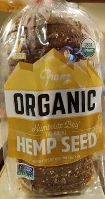 Organic Hemp seed bread  18 oz, code 0072220008272