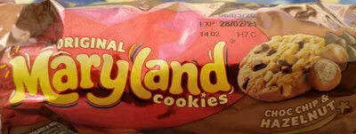 Maryland Cookies - Choc Chip & Hazelnut Burton's 136 g, code 0072417180651