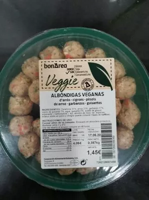 Albóndigas veganas Bonarea 23 g, code 00726212800220001458