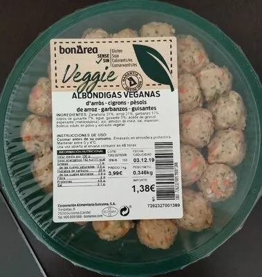 Albóndigas veganas Bonarea , code 00726232700519001388