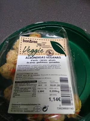 Albondigas veganas Bonarea , code 00726236500219001147