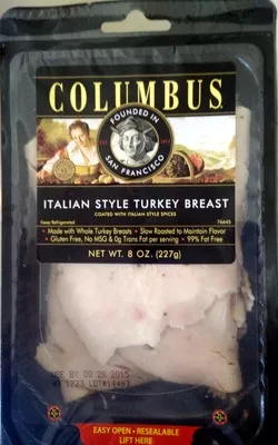 Italian Style Turkey Breast Columbus 8 OZ (227g), code 0073007105306