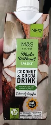 Coconut & cocoa drink M&S , code 00752022