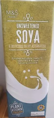 Soya drink Marks & Spencer , code 00763103