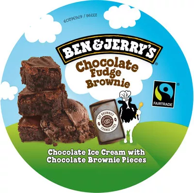 Chocolate Fudge Brownie Ben & Jerry's 415 g, code 0076840600038