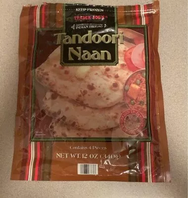 Trader Joe's Tandoori Naan Contains 4 Pieces  , code 00776776