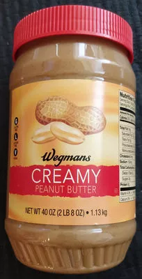 Peanut butter creamy, peanut butter Wegmans 1.13kg, code 0077890280836