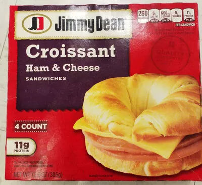 Croissant ham & cheese sandwiches  , code 0077900502071