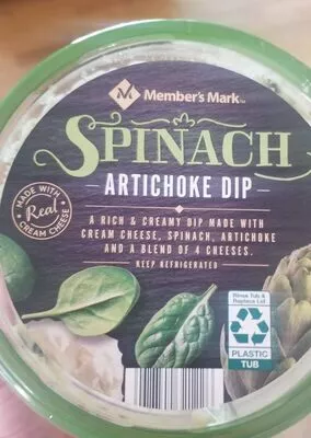 Spinach artichoke dip Member's Mark , code 0078742321226