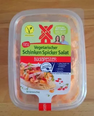 Vegetarischer Schinken Spicker Salat Budapester Rügenwalder Mühle 150 g, code 0080487001325