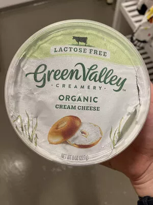 Green valley organics, cream cheese Green Valley Organics 8 oz, code 0081312610002