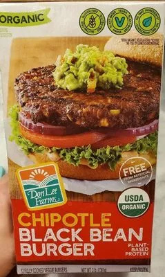 Plant-based chipotle black bean burger  , code 0087427438135