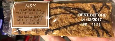 Flapjack au Chocolat Belge Marks & Spencer , code 00892612