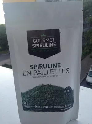 Spiruline en paillettes de haute qualité nutritionnelle Gourmet Spiruline 90 g, code 0091037561503