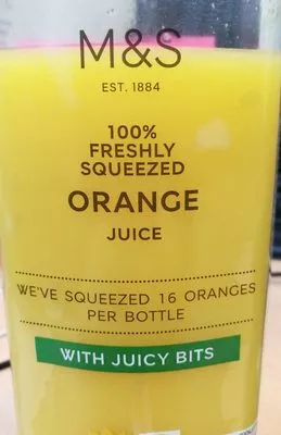 100% Freshly Squeezed Orange Juice Marks & Spencer 900 ml, code 00945257