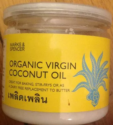 Organic Virgin Coconut Oil Marks & Spencer, M&S 300 ml e, code 00959070