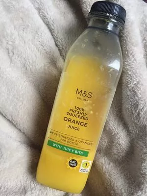 Jus d’orange non pasteurisé, avec pulpe M&S , code 00967556