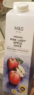 Pink lady apple juice Marks & Spencer 1 L e, code 00988315