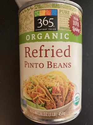 Refried Pinto Beans 365 Everyday Value , code 0099482452247