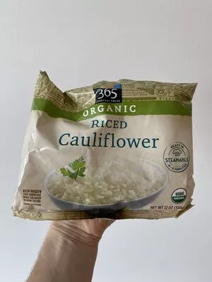 Organic Riced Cauliflower 365 Everyday Value, Whole Foods Market  Inc. 12 oz, code 0099482462130