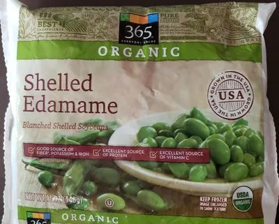 Blanched Shelled Edamame Soybeans Whole Foods, 365 Everyday Value, Whole Foods Market 340 g, code 0099482462963