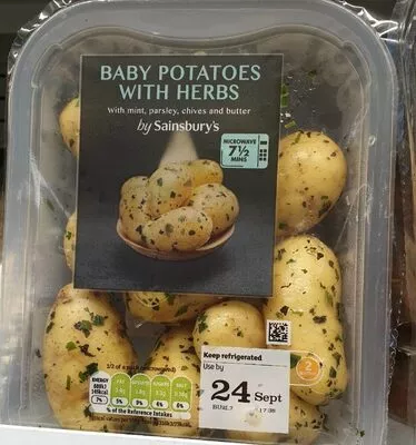 Baby Potatoes with Herbs By Sainsbury's 385 g, code 01019209