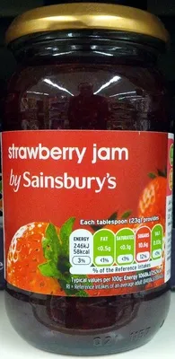 Strawberry Jam Sainsbury's, by sainsbury's 454 g, code 01135459