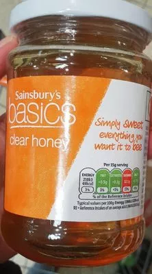 Basics Clear Honey Sainsbury's, Sainsburys, Sainsbury's basics , code 01292619