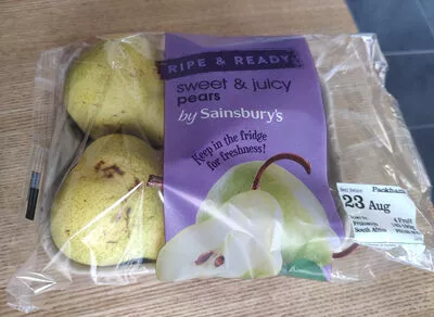 Sweet & juicy pears Sainsbury's 4, code 01425970