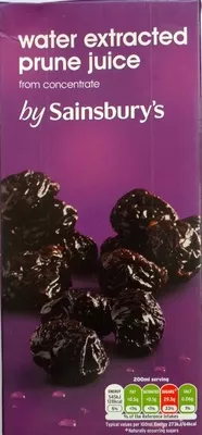 Water extracted prune juice from concentrate Sainsbury's, by sainsbury's 1l, code 01535914