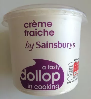 Crème fraîche Sainsbury's 300ml, code 01594577