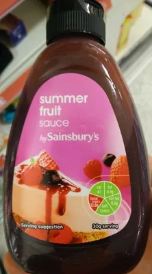 Summer fruit sauce Sainsbury's 275 g, code 01717037