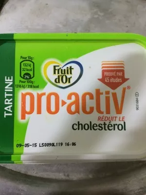 Fruit d'Or pro-activ (35 % MG) Tartine Fruit d'Or pro-activ, Unilever 250 g, code 0171870026855