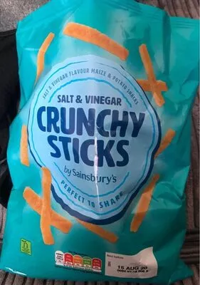 Salt and vinegar crunchy sticks By sainsbury's , code 01800685