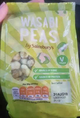 Wasabi peas By Sainsbury's , code 01854930