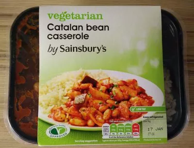 Vegetarian Catalan bean casserole Sainsbury's 400g, code 01888669