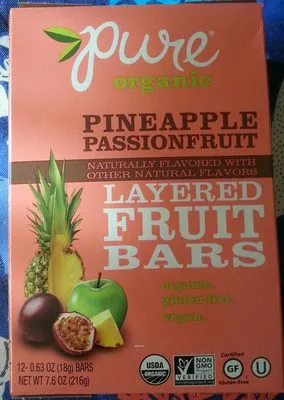 Pineapple Passionfruit Layer Fruit Bars pure 14g, code 0190912100124